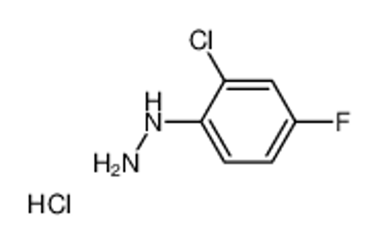 Picture of 2-Chloro-4-fluorophenylhydrazine hydrochloride