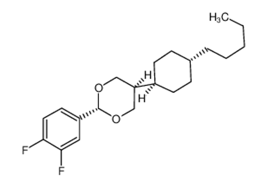 Изображение TRANS-2-(3,4-DIFLUOROPHENYL)-5-(TRANS-4-N-PENTYLCYCLOHEXYL)-1,3-DIOXANE