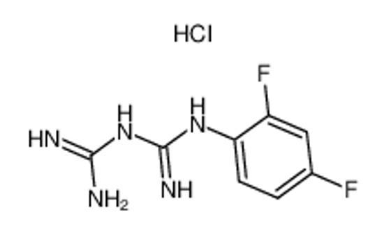 Picture of 1-{[{[Amino(imino)methyl]amino}(imino)methyl] amino}-2,4-difluorobenzene hydrochloride