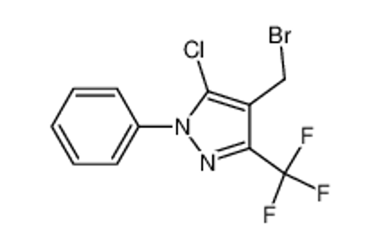 Picture of 4-(bromomethyl)-5-chloro-1-phenyl-3-(trifluoromethyl)pyrazole