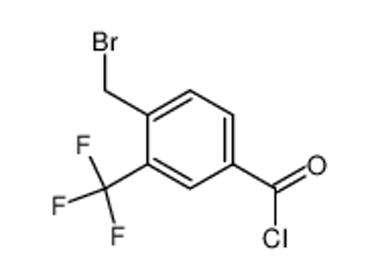 Picture of 4-(bromomethyl)-3-(trifluoromethyl)benzoyl chloride