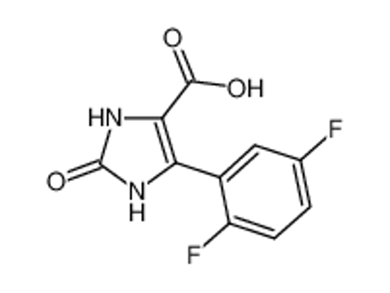 Picture of 5-(2,5-difluorophenyl)-2-oxo-1,3-dihydroimidazole-4-carboxylic acid