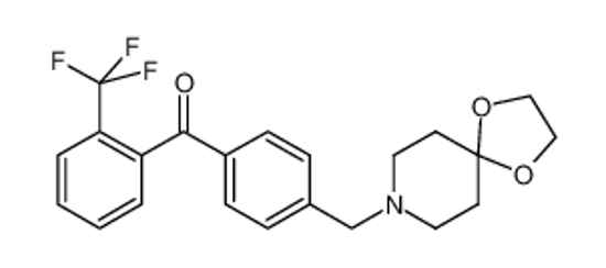 Picture of [4-(1,4-dioxa-8-azaspiro[4.5]decan-8-ylmethyl)phenyl]-[2-(trifluoromethyl)phenyl]methanone