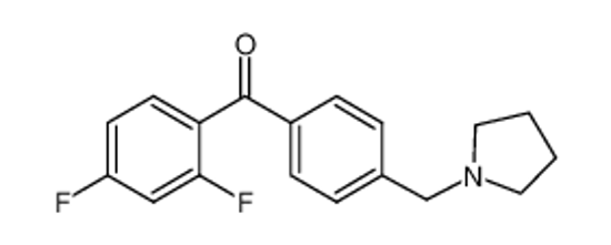 Изображение (2,4-difluorophenyl)-[4-(pyrrolidin-1-ylmethyl)phenyl]methanone