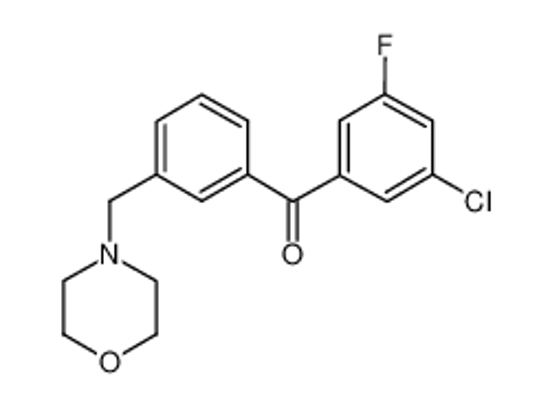 Imagem de (3-chloro-5-fluorophenyl)-[3-(morpholin-4-ylmethyl)phenyl]methanone