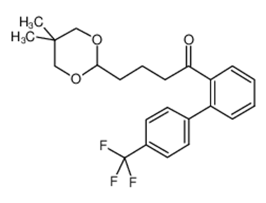 Picture of 4-(5,5-dimethyl-1,3-dioxan-2-yl)-1-[2-[4-(trifluoromethyl)phenyl]phenyl]butan-1-one
