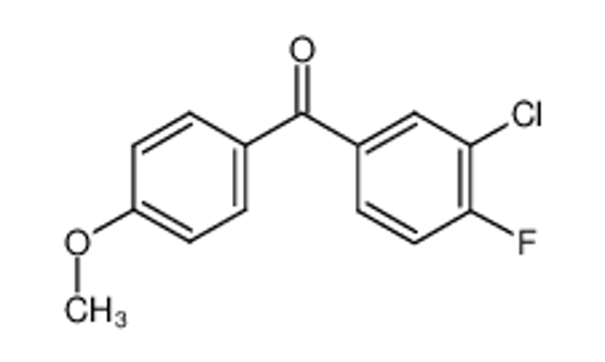 Изображение (3-chloro-4-fluorophenyl)-(4-methoxyphenyl)methanone