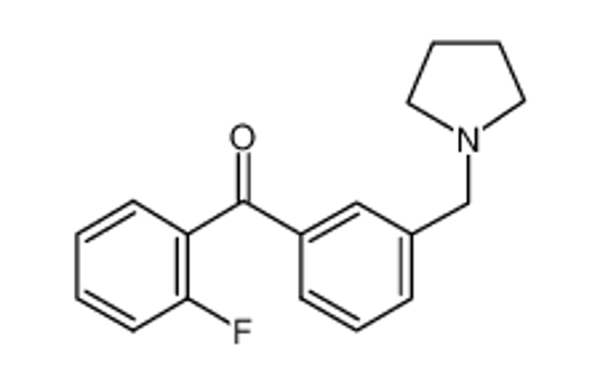 Picture of (2-fluorophenyl)-[3-(pyrrolidin-1-ylmethyl)phenyl]methanone