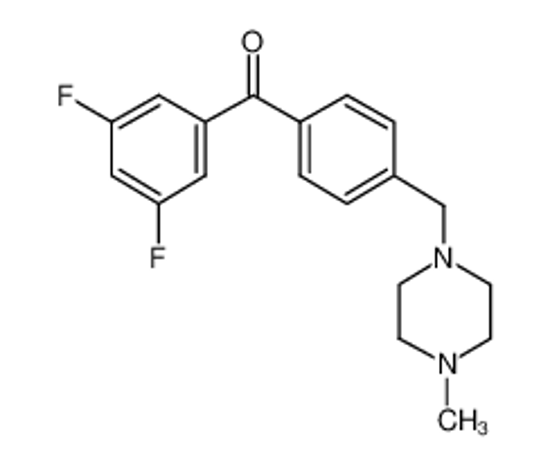 Picture of (3,5-difluorophenyl)-[4-[(4-methylpiperazin-1-yl)methyl]phenyl]methanone