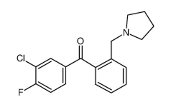 Picture of (3-chloro-4-fluorophenyl)-[2-(pyrrolidin-1-ylmethyl)phenyl]methanone