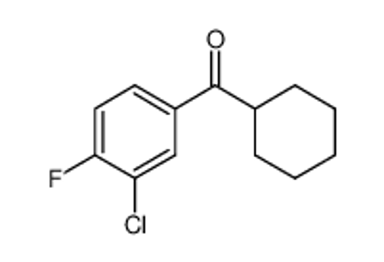 Изображение (3-chloro-4-fluorophenyl)-cyclohexylmethanone