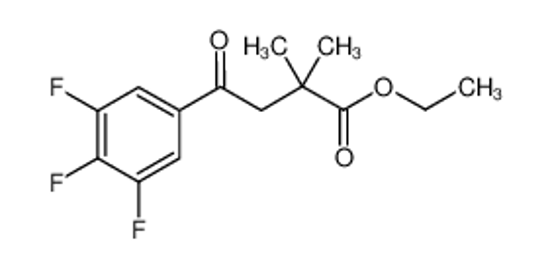 Picture of ethyl 2,2-dimethyl-4-oxo-4-(3,4,5-trifluorophenyl)butanoate
