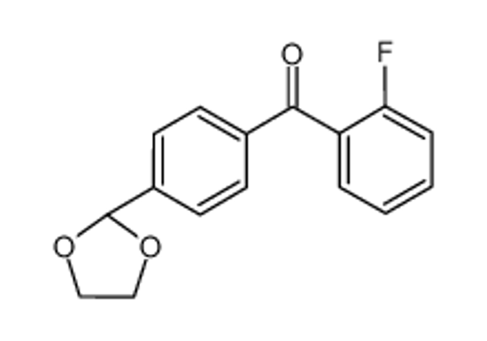 Picture of [4-(1,3-dioxolan-2-yl)phenyl]-(2-fluorophenyl)methanone
