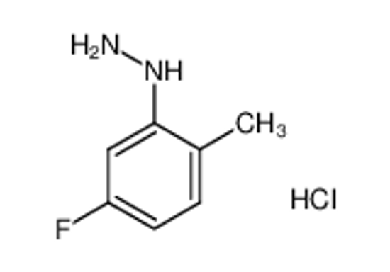 Picture of (5-fluoro-2-methylphenyl)hydrazine,hydrochloride