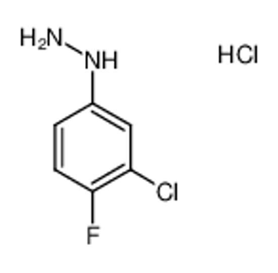 Picture of 3-Chloro-4-fluorophenylhydrazine hydrochloride