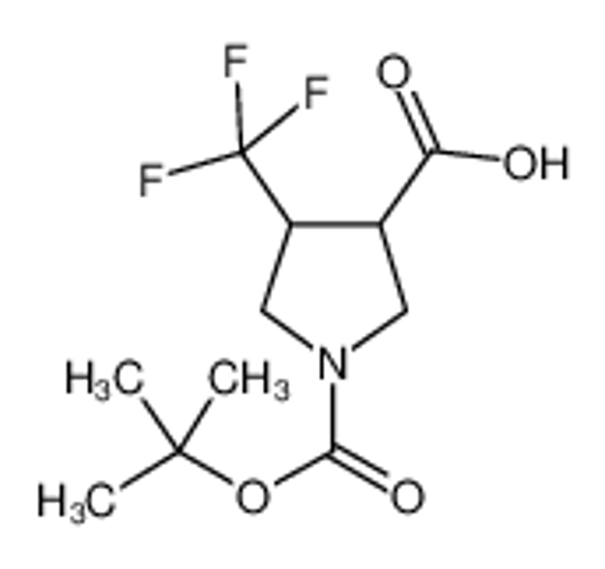 Picture of [4-(TRIFLUOROMETHYL)PYRROLIDINE]-1,3-DICARBOXYLIC ACID 1-TERT-BUTYL ESTER