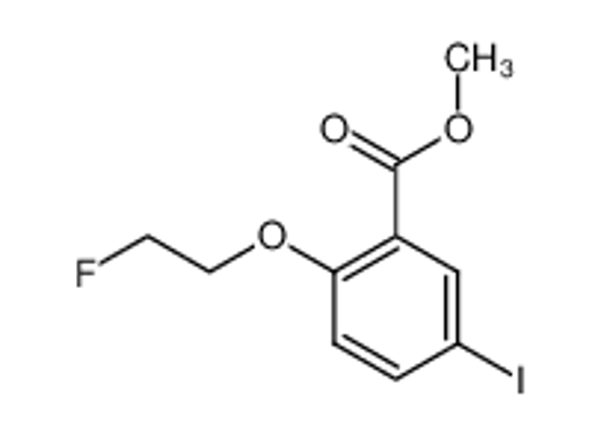 Picture of methyl 2-(2-fluoroethoxy)-5-iodobenzoate