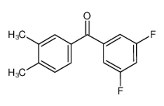 Picture of (3,5-difluorophenyl)-(3,4-dimethylphenyl)methanone
