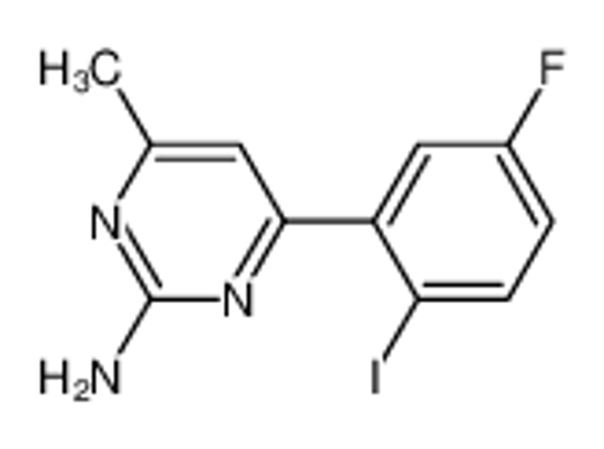 Picture of 4-(5-fluoro-2-iodophenyl)-6-methylpyrimidin-2-amine