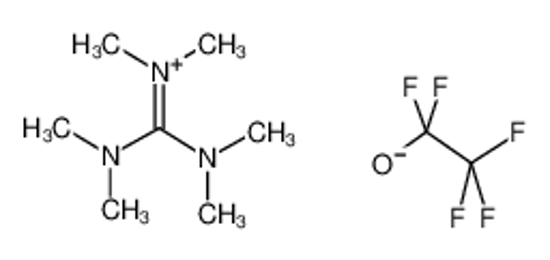 Изображение 1,1,2,2,2-pentafluoroethanolate,trimethyl-(N,N,N'-trimethylcarbamimidoyl)azanium