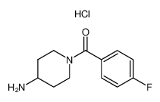 Picture of (4-aminopiperidin-1-yl)-(4-fluorophenyl)methanone,hydrochloride