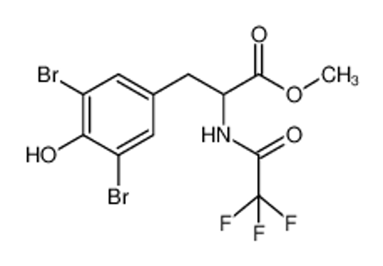 Picture of 3,5-DIBROMOTYROSINE TRIFLUOROACETAMIDE METHYL ESTER