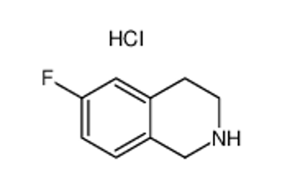 Picture of 6-Fluoro-1,2,3,4-tetrahydroisoquinoline hydrochloride