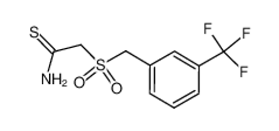 Picture of 2-[3-(TRIFLUOROMETHYL)BENZYLSULFONYL]THIOACETAMIDE
