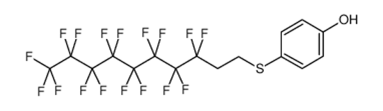 Picture of 4-(3,3,4,4,5,5,6,6,7,7,8,8,9,9,10,10,10-heptadecafluorodecylsulfanyl)phenol