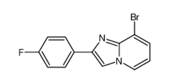 Picture of 8-bromo-2-(4-fluorophenyl)imidazo[1,2-a]pyridine