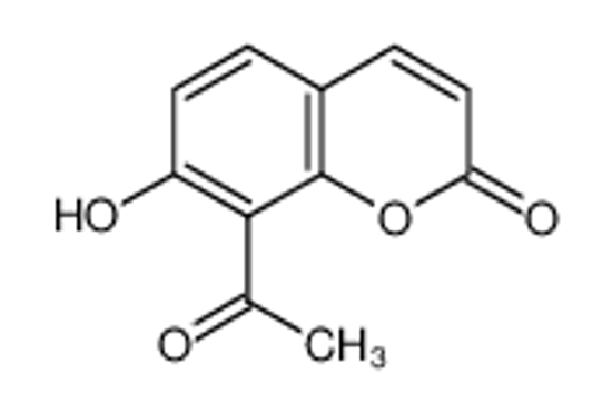 Picture of 8-acetyl-7-hydroxychromen-2-one