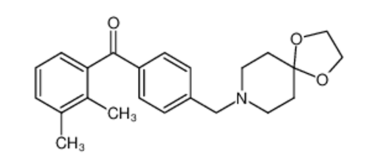 Picture of (2,3-dimethylphenyl)-[4-(1,4-dioxa-8-azaspiro[4.5]decan-8-ylmethyl)phenyl]methanone