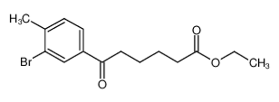 Изображение ETHYL 6-(3-BROMO-4-METHYLPHENYL)-6-OXOHEXANOATE
