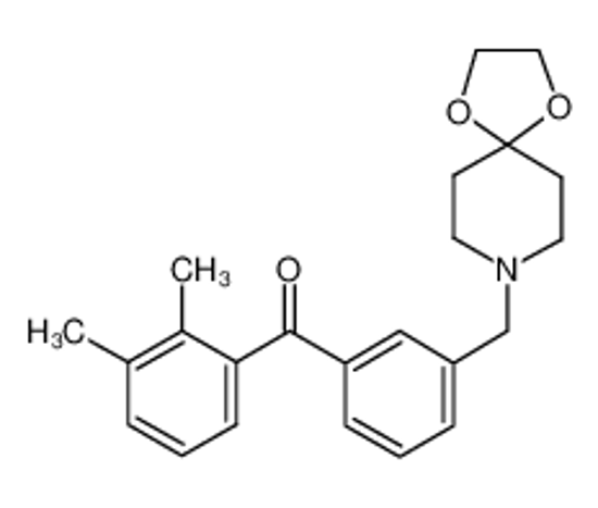 Изображение (2,3-dimethylphenyl)-[3-(1,4-dioxa-8-azaspiro[4.5]decan-8-ylmethyl)phenyl]methanone