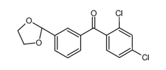 Picture of (2,4-dichlorophenyl)-[3-(1,3-dioxolan-2-yl)phenyl]methanone