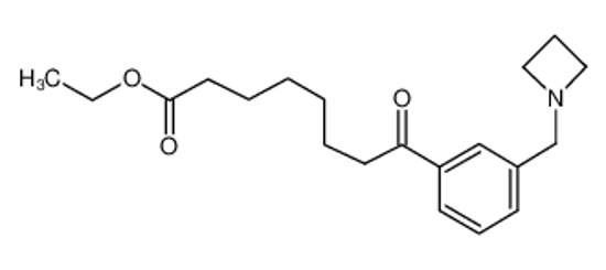 Picture of ethyl 8-[3-(azetidin-1-ylmethyl)phenyl]-8-oxooctanoate