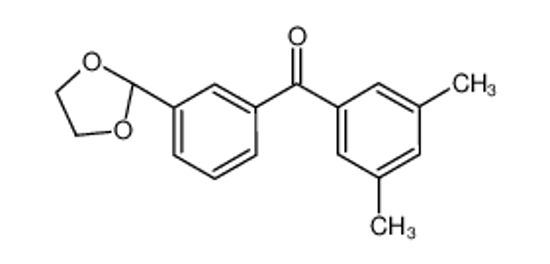 Изображение (3,5-dimethylphenyl)-[3-(1,3-dioxolan-2-yl)phenyl]methanone