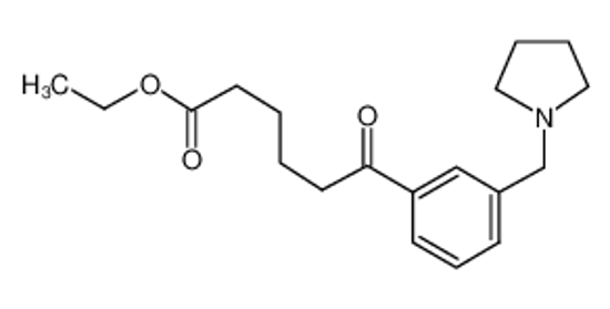 Picture of ethyl 6-oxo-6-[3-(pyrrolidin-1-ylmethyl)phenyl]hexanoate