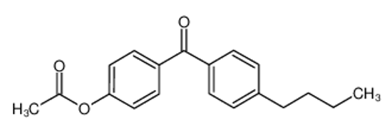 Picture of [4-(4-butylbenzoyl)phenyl] acetate