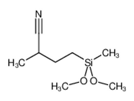 Picture of 4-[dimethoxy(methyl)silyl]-2-methylbutanenitrile