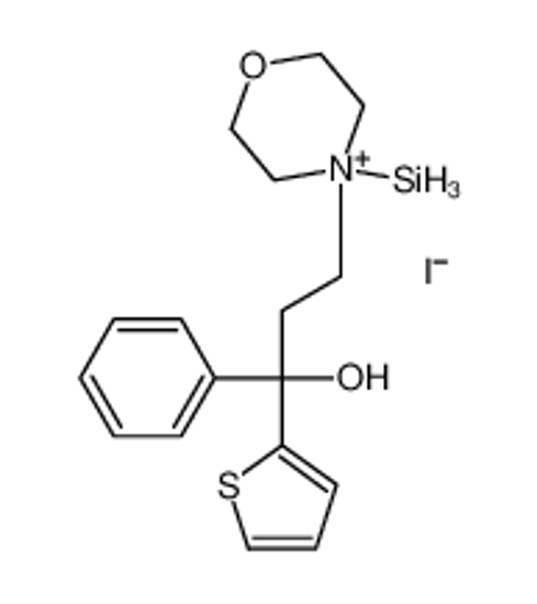 Imagem de hydroxy-[2-(4-methylmorpholin-4-ium-4-yl)ethyl]-phenyl-thiophen-2-ylsilane,iodide