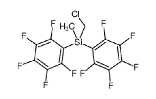 Picture of chloromethyl-methyl-bis(2,3,4,5,6-pentafluorophenyl)silane