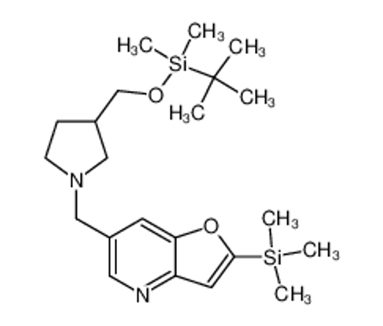 Picture of tert-butyl-dimethyl-[[1-[(2-trimethylsilylfuro[3,2-b]pyridin-6-yl)methyl]pyrrolidin-3-yl]methoxy]silane