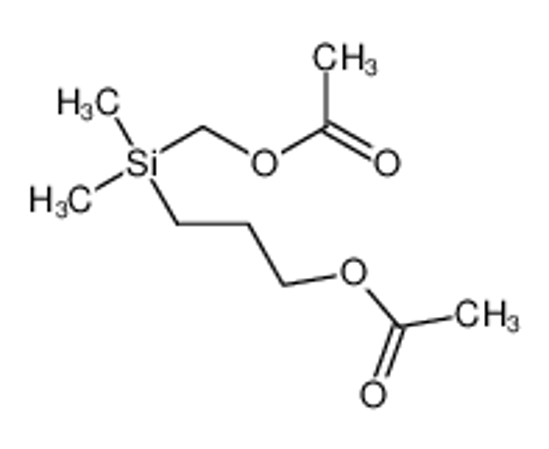 Picture of 3-[acetyloxymethyl(dimethyl)silyl]propyl acetate