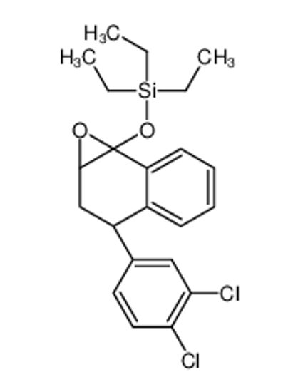 Picture of [(3S)-3-(3,4-dichlorophenyl)-2,3-dihydro-1aH-naphtho[1,2-b]oxiren-7b-yl]oxy-triethylsilane