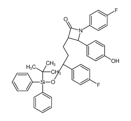 Picture of Ezetimibe Hydroxy tert-Butyldiphenylsilyl Ether
