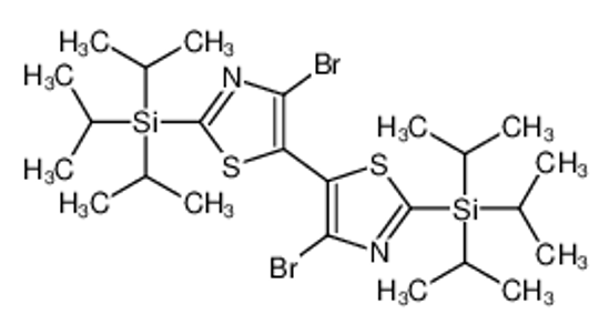 Picture of [4-bromo-5-[4-bromo-2-tri(propan-2-yl)silyl-1,3-thiazol-5-yl]-1,3-thiazol-2-yl]-tri(propan-2-yl)silane