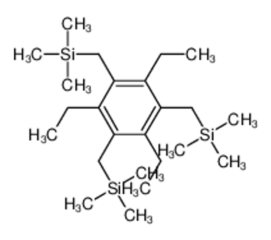 Imagem de trimethyl-[[2,4,6-triethyl-3,5-bis(trimethylsilylmethyl)phenyl]methyl]silane