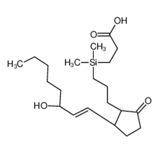 Picture of 3-[3-[(1R,2R)-2-[(E,3R)-3-hydroxyoct-1-enyl]-5-oxocyclopentyl]propyl-dimethylsilyl]propanoic acid