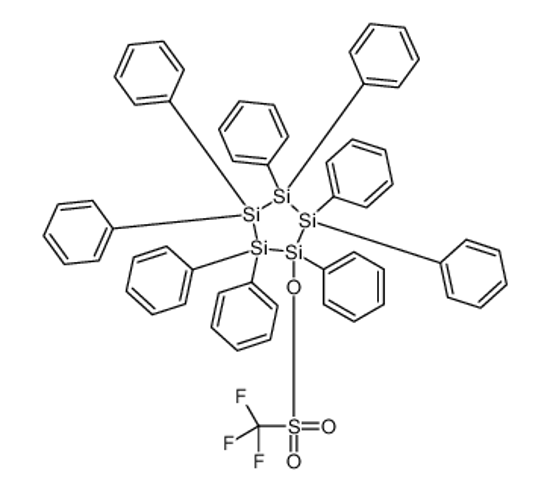 Picture of (1,2,2,3,3,4,4,5,5-nonakis-phenylpentasilolan-1-yl) trifluoromethanesulfonate